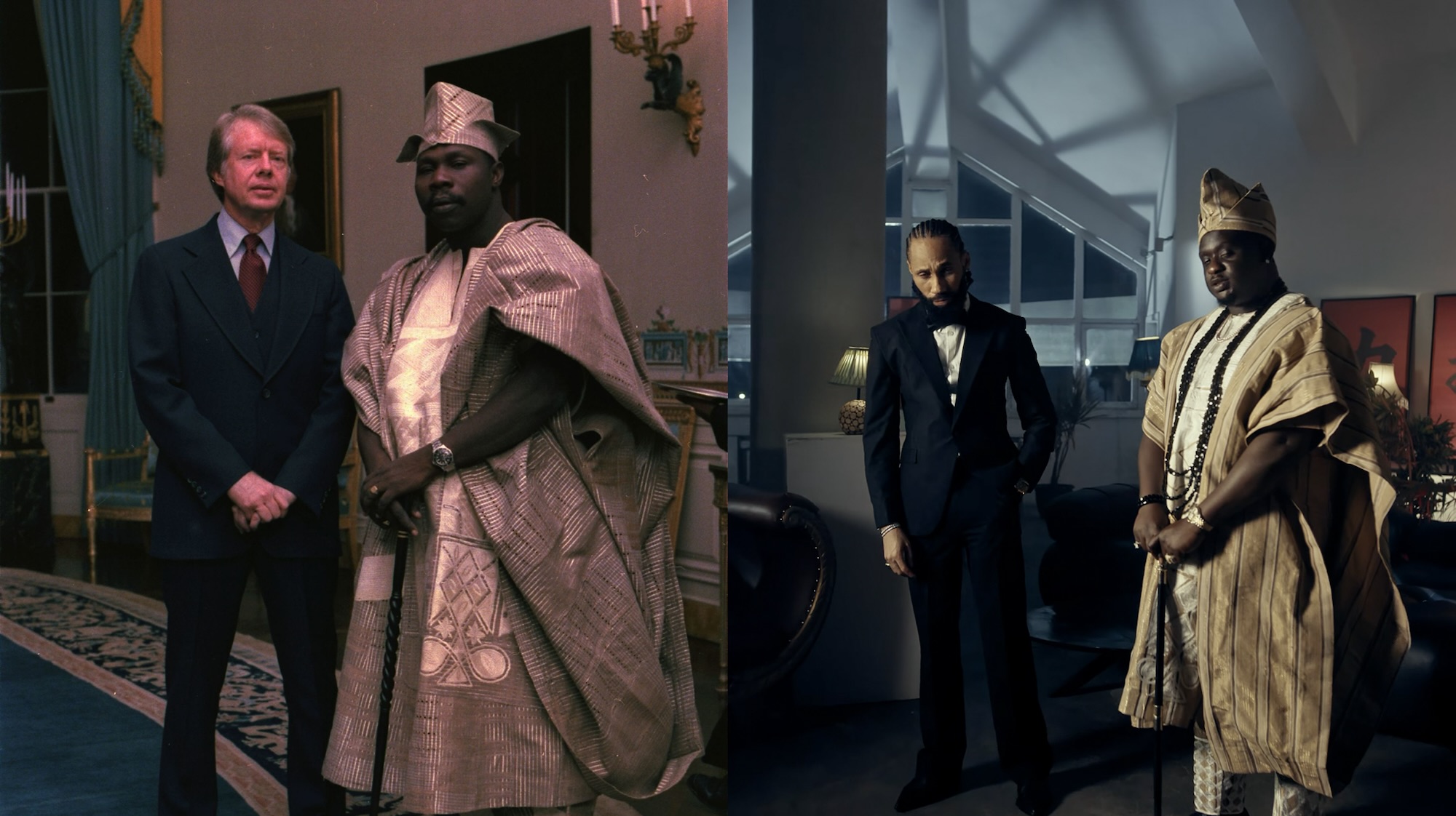 Phyno and Wande Coal Recreate Historic Jimmy Carter and Olusegun Obasanjo Photograph in ‘Ndewo’ Video